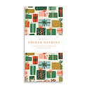 Gus and Ruby Letterpress - GR Gus & Ruby - Holiday Gifts Set of 4 Dinner Napkins