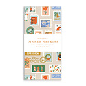 Gus and Ruby Letterpress - GR Gus & Ruby- Holiday Stamps Set of 4 Dinner Napkins