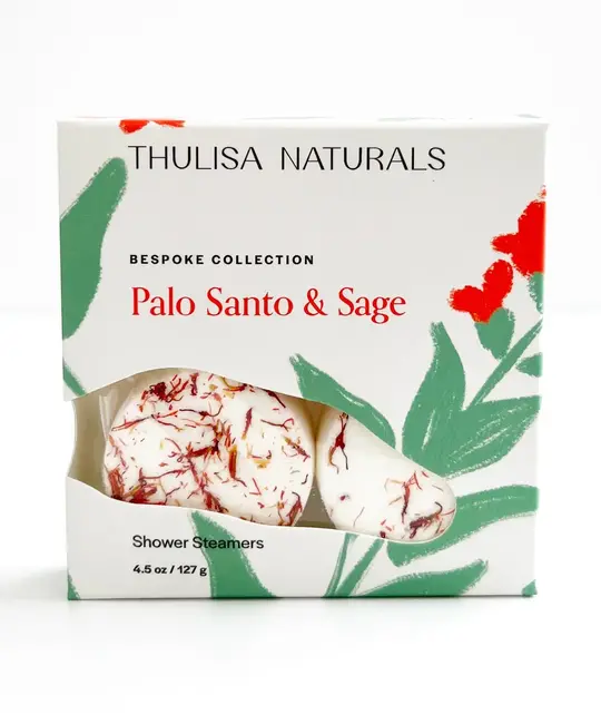 Thulisa Naturals - THN Thulisa Naturals - Palo Santo + Sage Shower Steamers