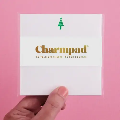 Inclosed Letterpress Co. - ICL ICL NP - Christmas Tree Charmpad Mini Notepad