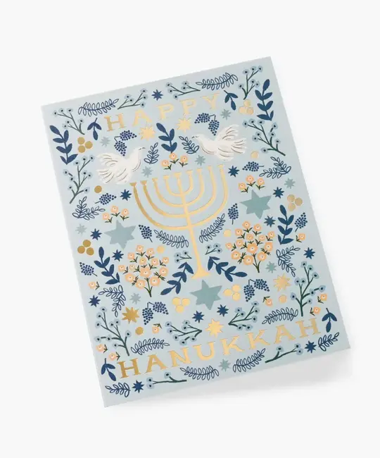 Rifle Paper Co - RP RP NSHO - Boxed Set of Menorah Hanukkah Cards