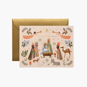 Rifle Paper Co - RP RP NSHO - Boxed Set of Nativity Scene Cards