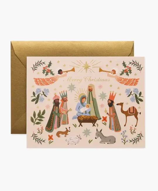 Rifle Paper Co - RP RP NSHO - Boxed Set of Nativity Scene Cards