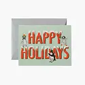Rifle Paper Co - RP RP NSHO - Boxed Set of Penguin Happy Holidays Cards