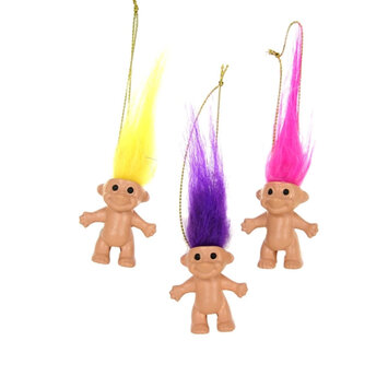 Cody Foster - COF COF OR - Tiny Troll  Ornament (Assorted Colors!)