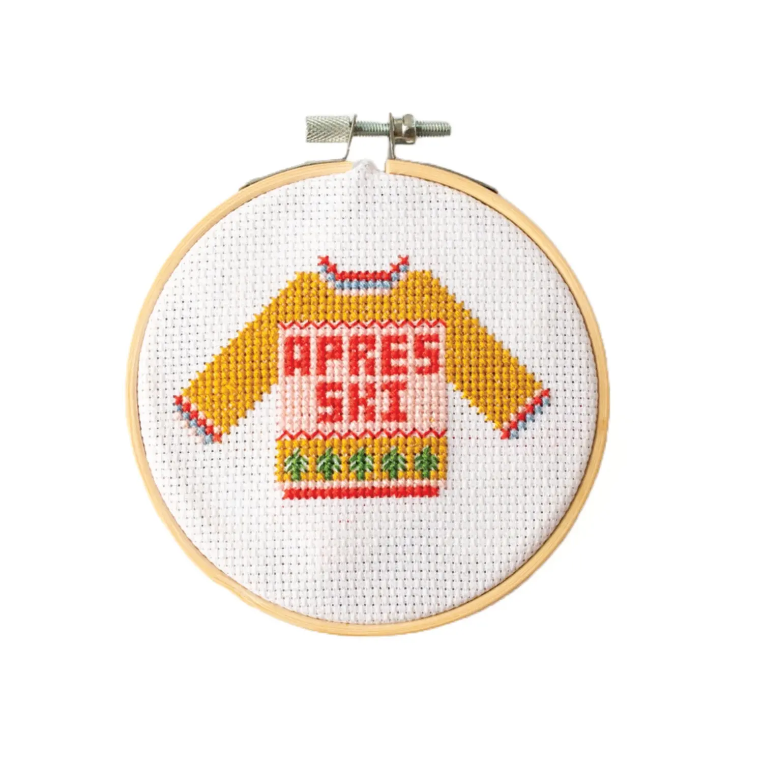 Cotton Clara - COCL Apres Ski Sweater Small Hoop Cross Stitch Kit