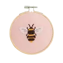 Cotton Clara - COCL Bee Small Hoop Cross Stitch Kit