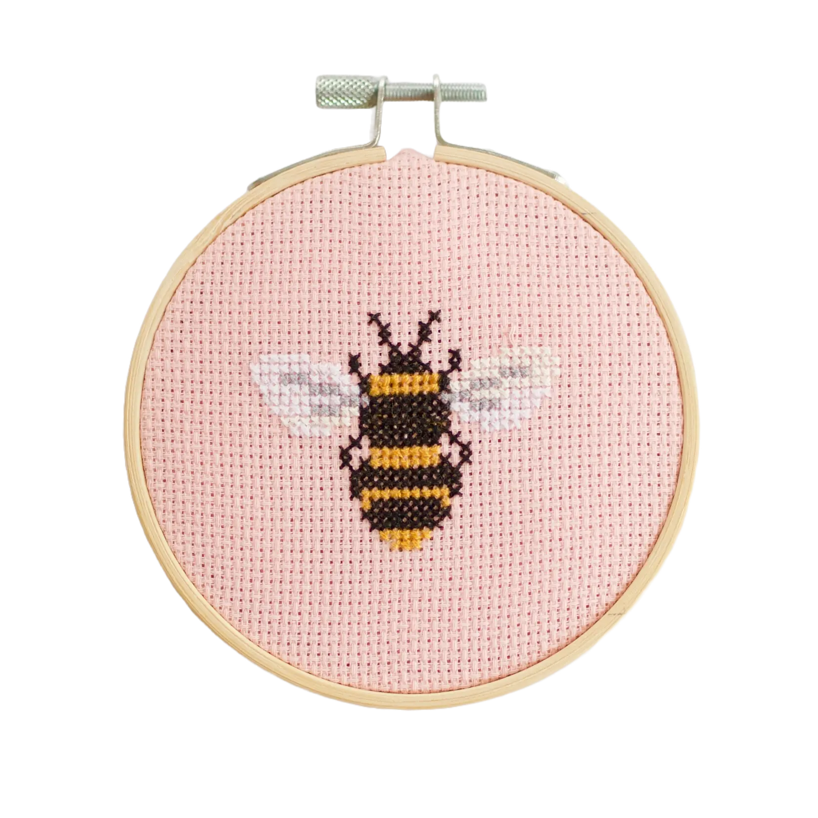 Cotton Clara - COCL Bee Small Hoop Cross Stitch Kit