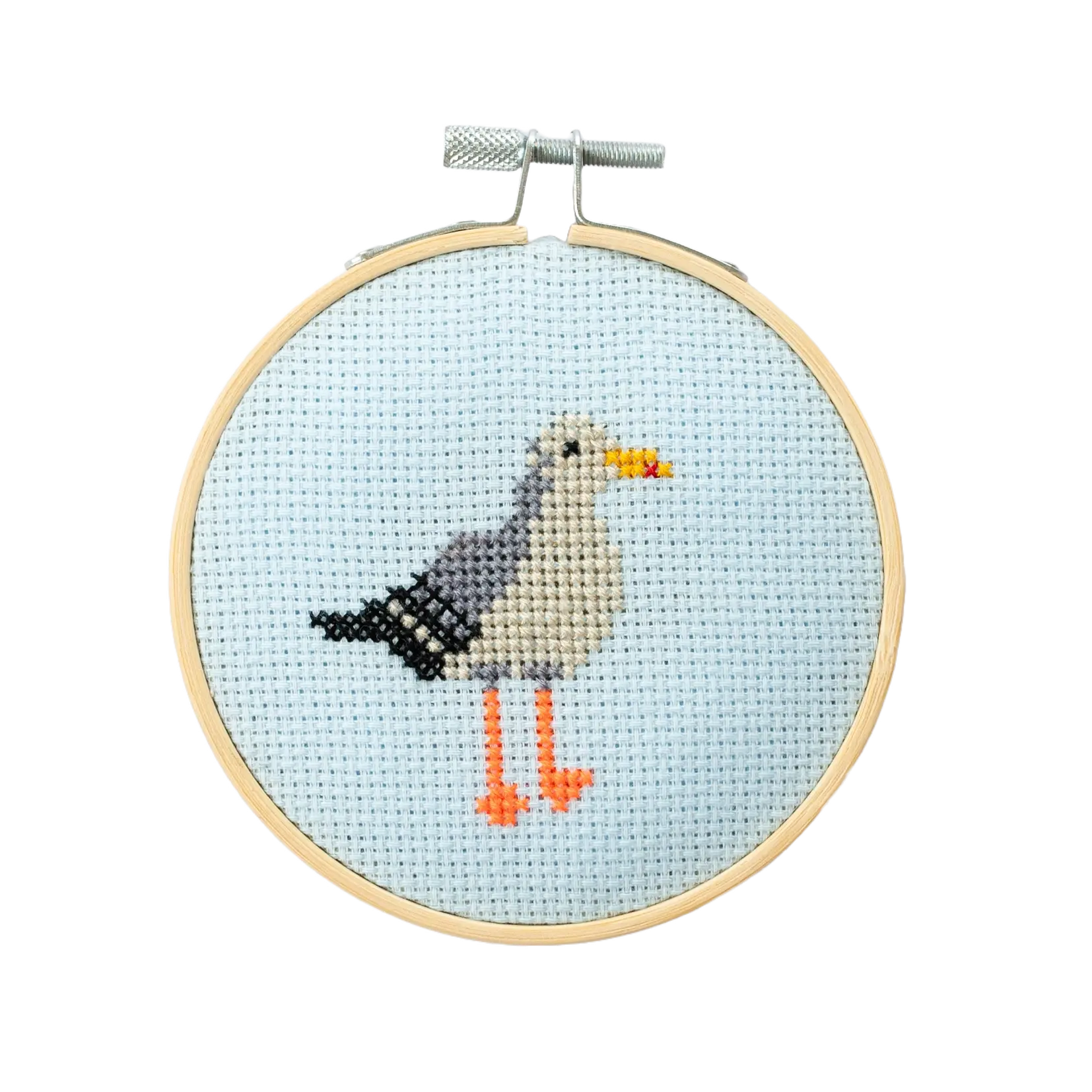 Cotton Clara - COCL Seagull Small Hoop Cross Stitch Kit