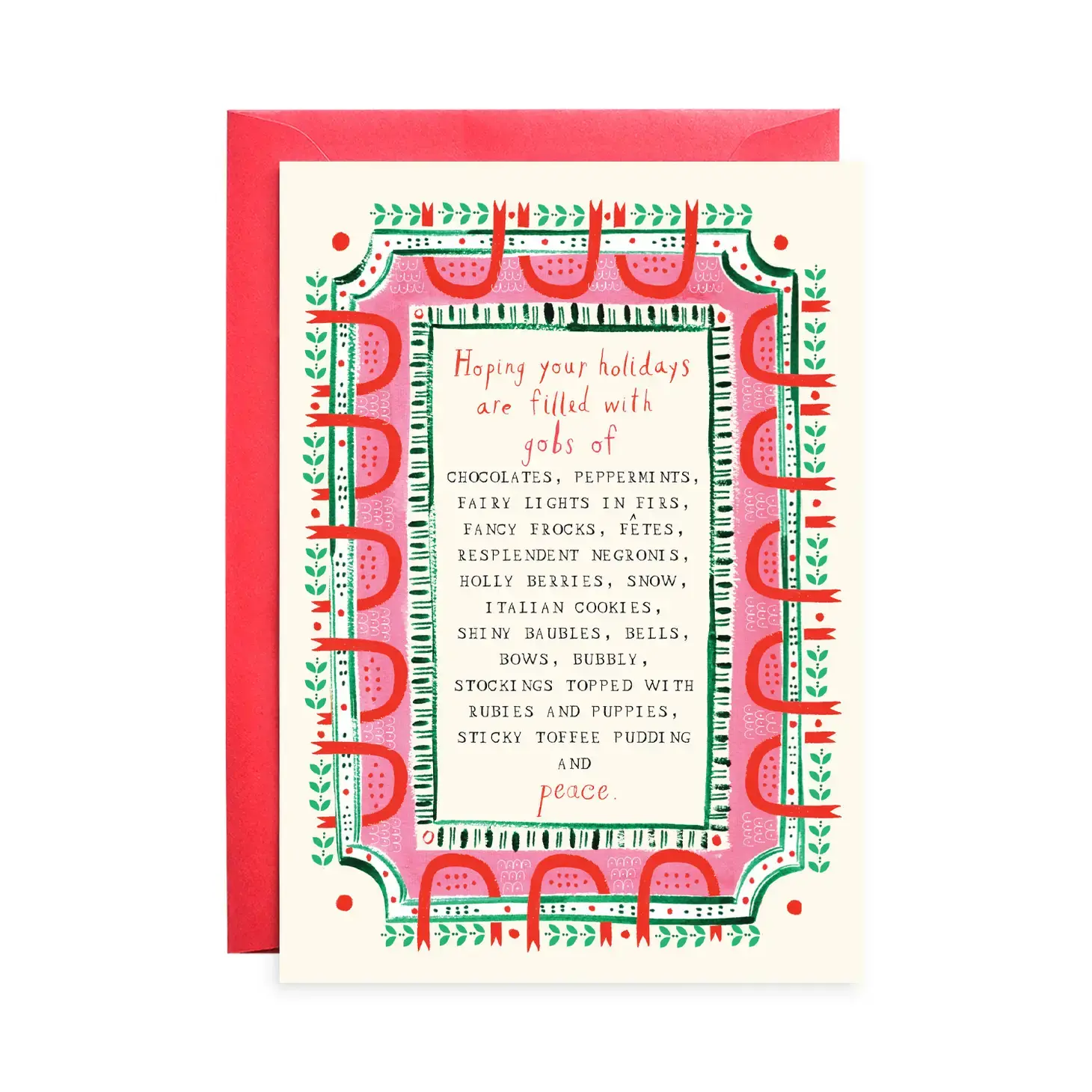 Mr. Boddington's Studio - MB MBGCHO - Holiday Wishlist Card