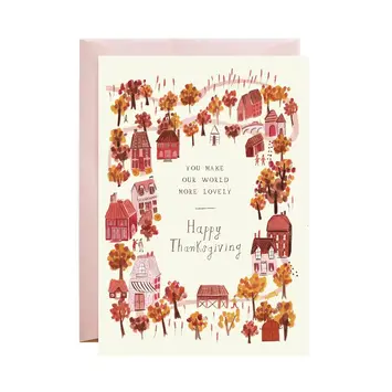 Mr. Boddington's Studio - MB MBGCTH - Autumn Town Thanksgiving Card