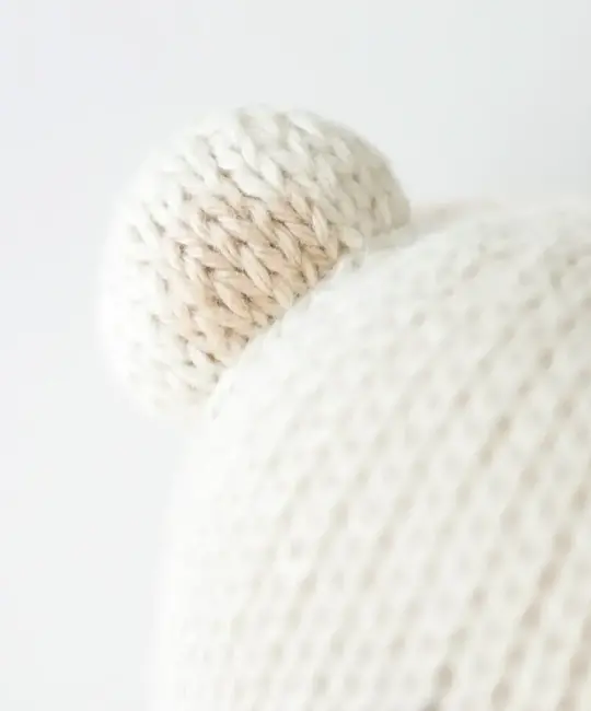 Cuddle + Kind - CAK CAK BATO - Baby Polar Bear Knit Doll