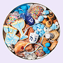 Piecework Puzzles - PIEP Piecework Puzzles- Hanukkah Cookie Tin Piece Jigsaw Puzzle