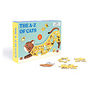 Chronicle Books - CB A to Z of Cats, Cat Shaped 58-Piece Puzzle