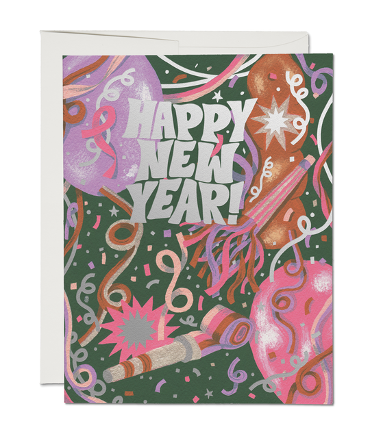 Red Cap Cards - RCC RCCGCNY0006 - New Year's Noise Card