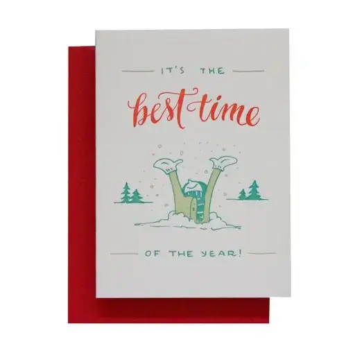 Ladyfingers Letterpress - LF LF NSHO - Best Time of the Year Boxed Note Set