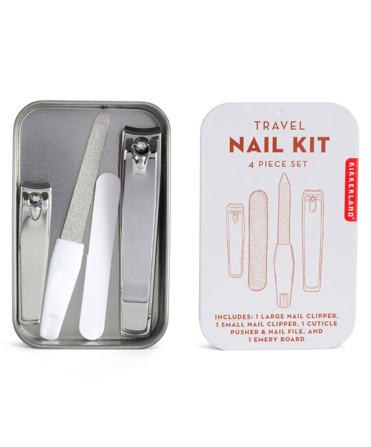 Kikkerland Travel Nail Kit - 4 Piece Set