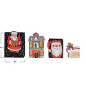 Creative Co-Op - CCO Recycled Paper Holiday Shaped Gift Bag Set