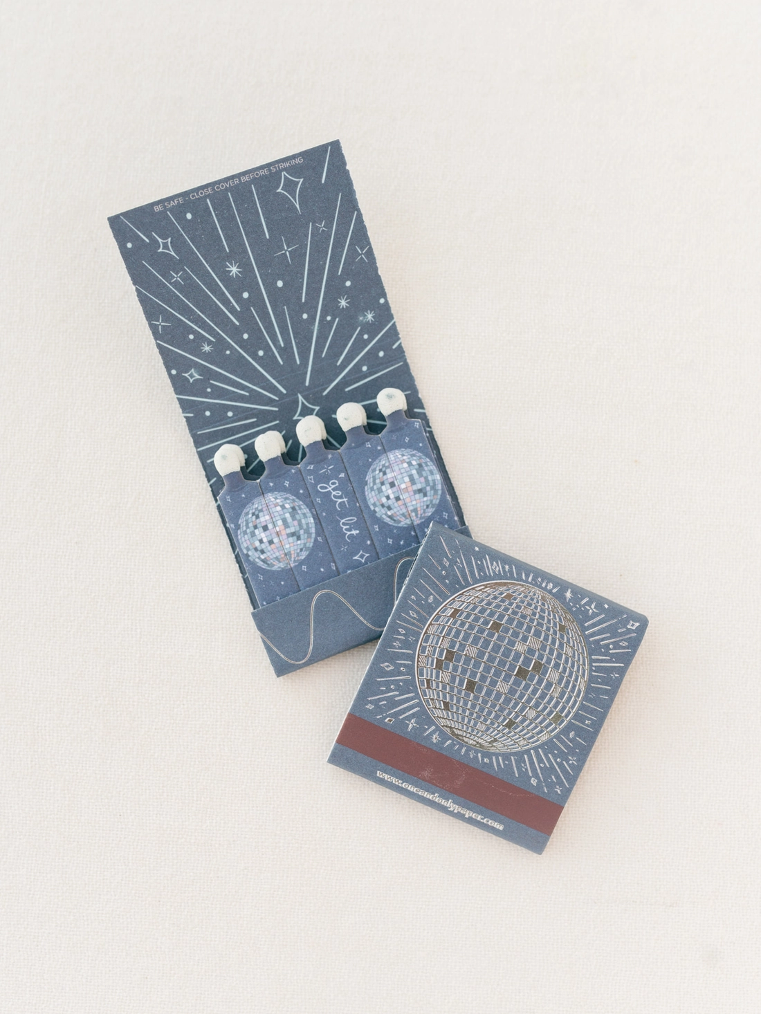 One & Only Paper - OAO Disco Ball Printed Matchbook