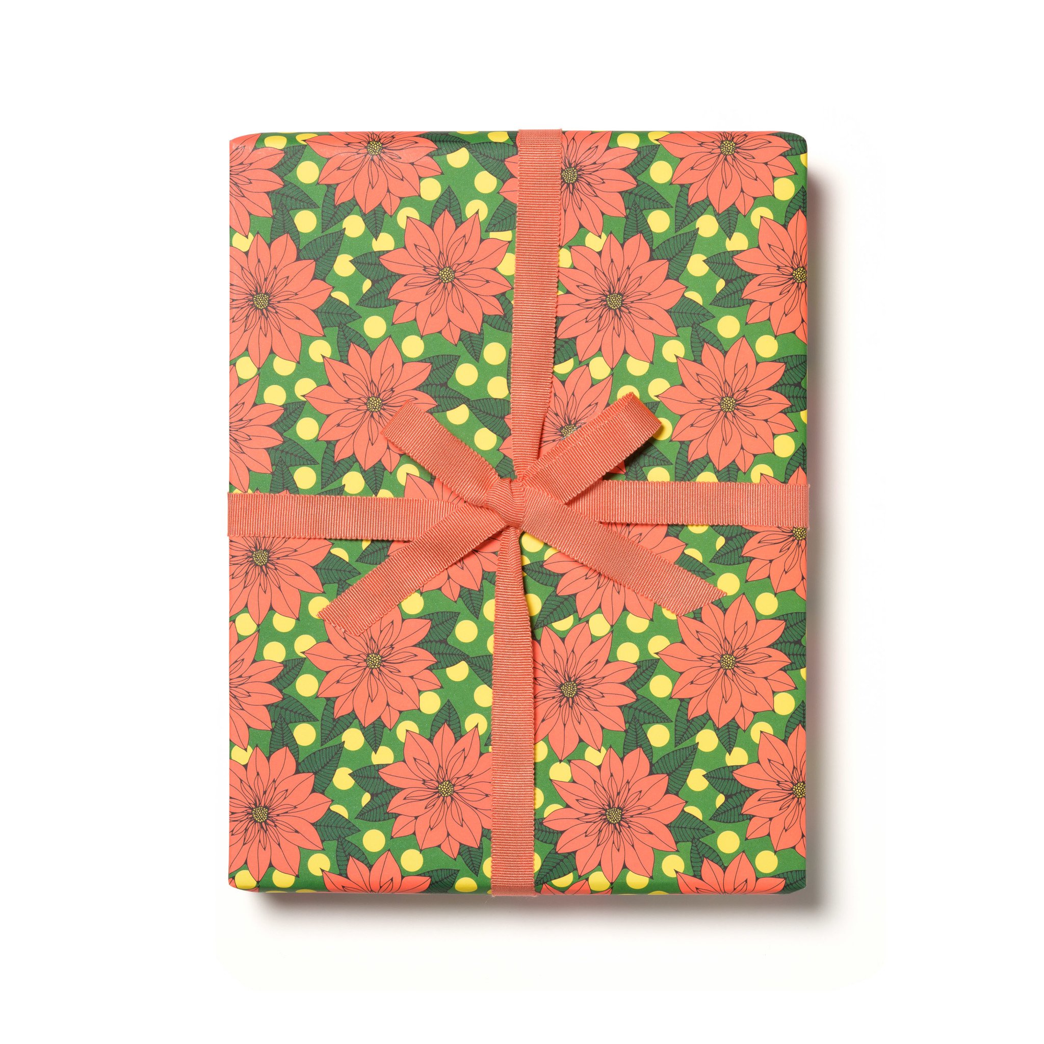 Red Cap Cards - RCC RCC WPROHO - Big Poinsettia Wrap Roll