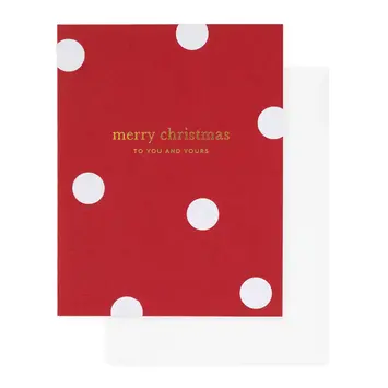 Sugar Paper - SUG SUG NSHO - Merry Christmas Polka Dot Boxed Note Set