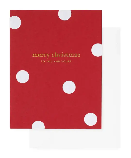 Sugar Paper - SUG SUG NSHO - Merry Christmas Polka Dot Boxed Note Set