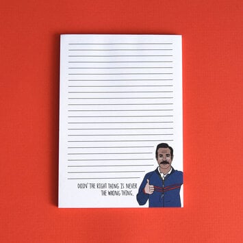 Humdrum Paper - HUP Ted Lasso Notepad