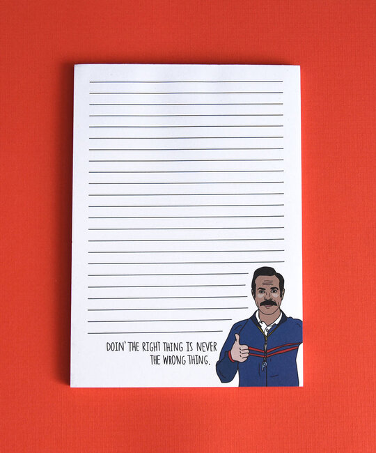 Humdrum Paper - HUP Ted Lasso Notepad
