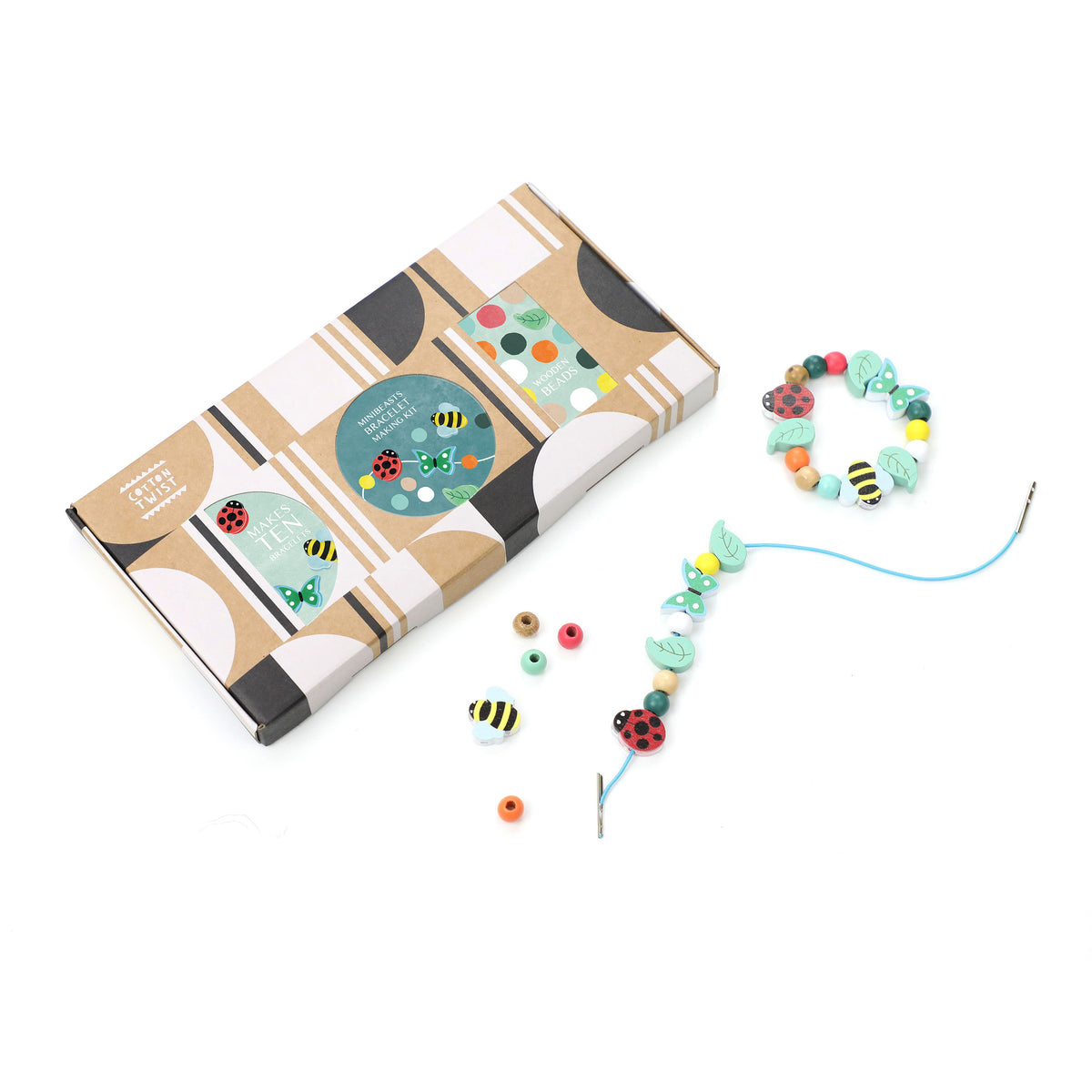 Cotton Twist - COT Minibeast Bracelet Kit (bugs)