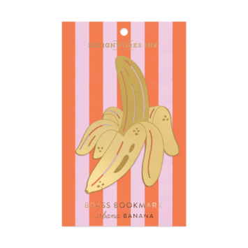 Designworks Ink - DI Cabana Banana Metal Bookmark