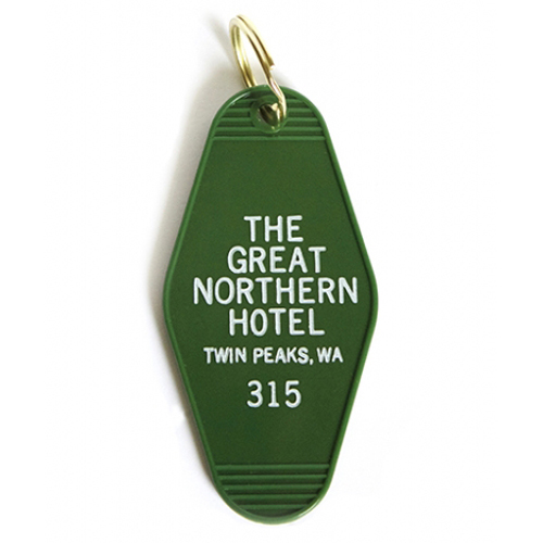 Greenwich Letterpress - GL GL ACKC - Twin Peaks Great Northern Inn Motel Keychain