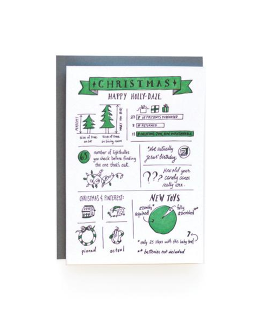 Wild Ink Press - WI WIGCHO0003 - Infograph: Happy Holly-Daze