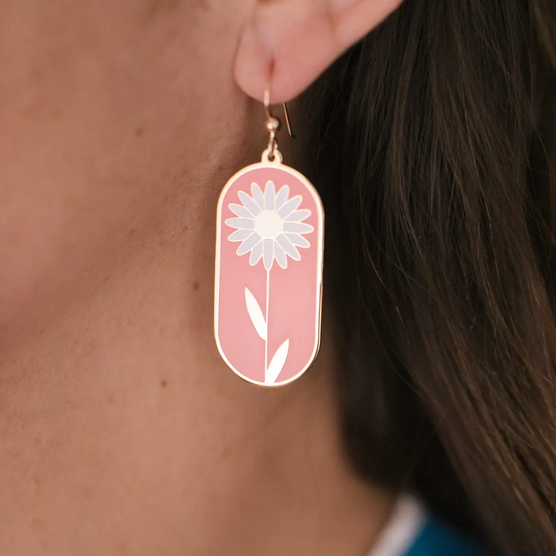 Tiny Deer Studio - TDS TDS JEEA - Tall Daisy Earrings