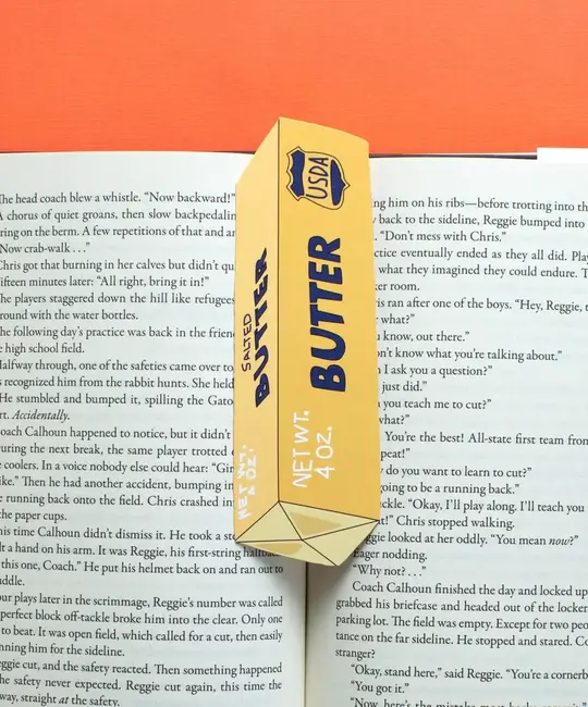 Humdrum Paper - HUP Stick of Butter Bookmark