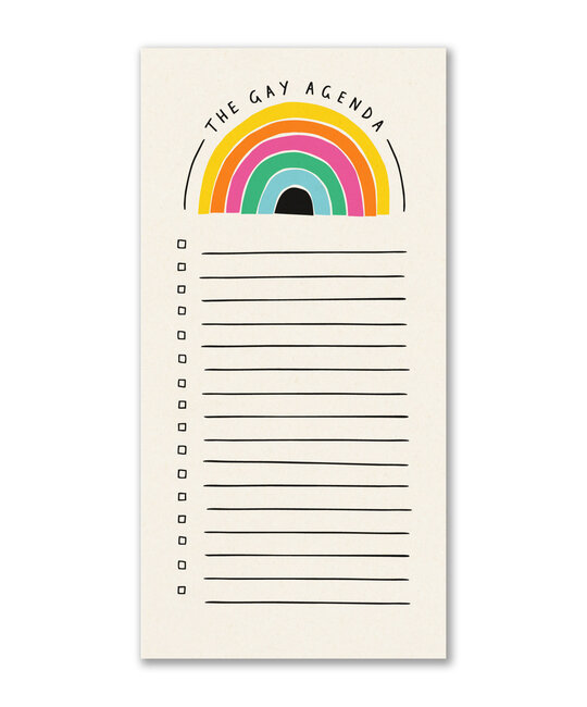 Badger & Burke - BB BB NP - Gay Agenda Notepad