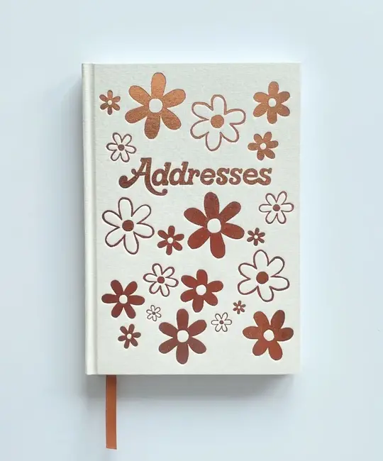 Idlewild Co - ID ID AB - Cream Daisies Address Book