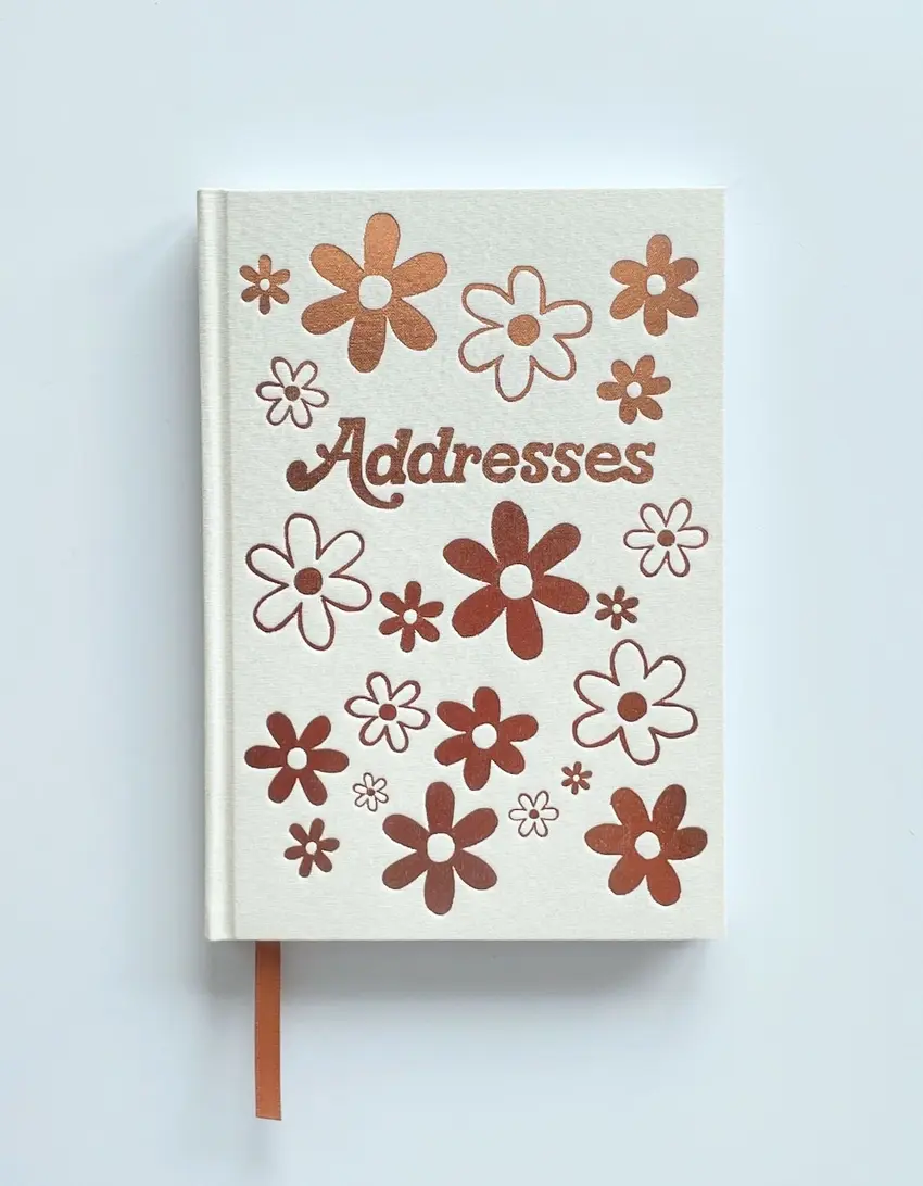 Idlewild Co - ID ID AB - Cream Daisies Address Book