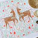 Gingiber - GIN Deer Tea Towel