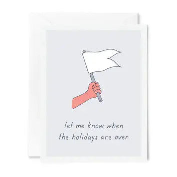 Tiny Hooray - TIH (formerly Little Goat, LG) TIHGCHO0010 - Holidays are Over Card