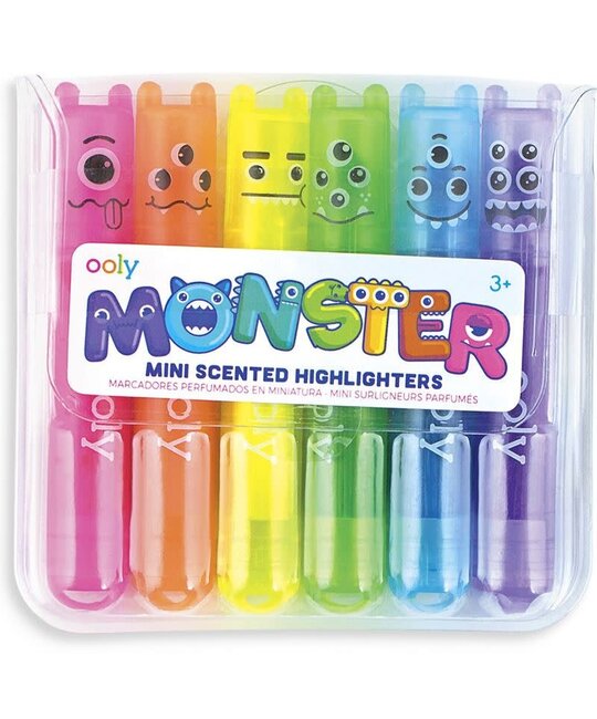 OOLY - OO OO OS - Mini Monsters Scented Highlighter Marker Set
