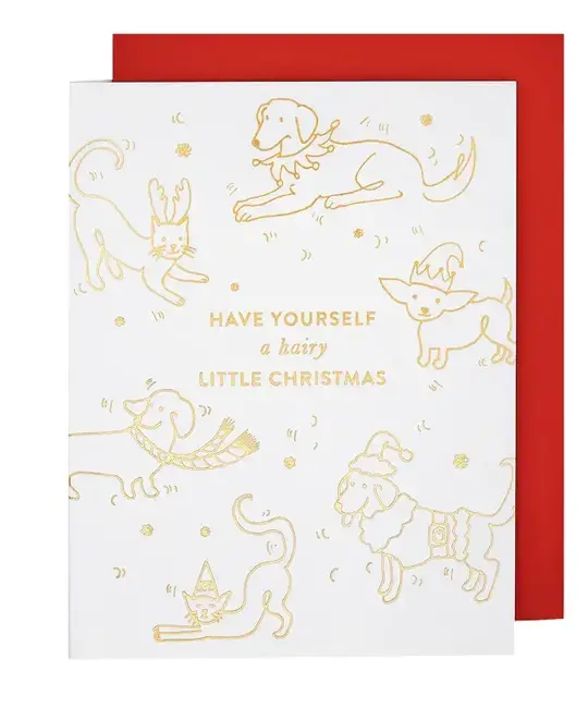 The Social Type - TST TSTGCHO - Hairy Little Christmas Card