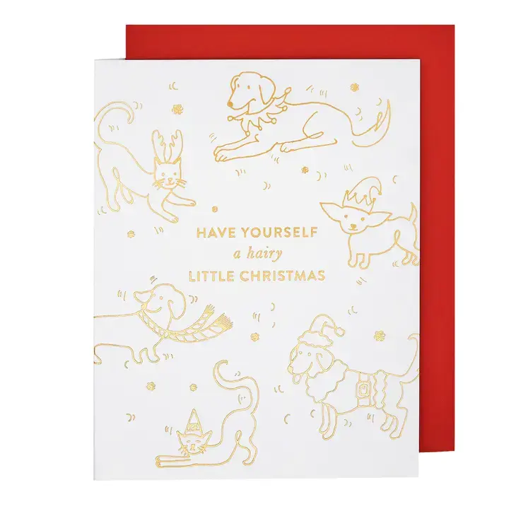 The Social Type - TST TSTGCHO - Hairy Little Christmas Card