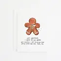Party Sally - PSA PSAGCHO0010 - Gingerbread Man Card