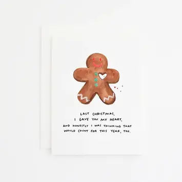 Party Sally - PSA PSAGCHO0010 - Gingerbread Man Card