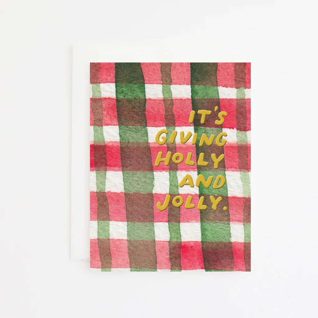 Party Sally - PSA PSAGCHO0011 - Giving Me Holly & Jolly Card