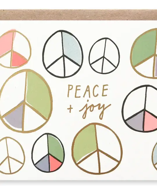 Hartland Brooklyn - HAR HARGCHO - Peace & Joy Peace Sign Card