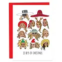 Humdrum Paper - HUP HUPGCHO - Twelve (12) Beys of Christmas Card