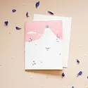 Homework Letterpress Studio - HLS HLSGCCO0001 - Blueberry Hill You Did It Card