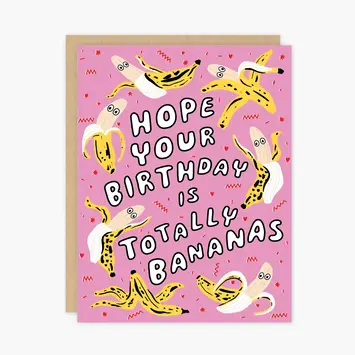 Party of One - POO POOGCBI - Totally Bananas Birthday Card