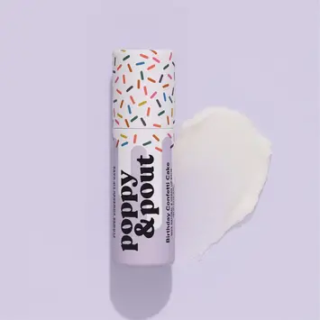 Poppy & Pout - PAP PAP AP - Purple Birthday Confetti Cake Lip Balm